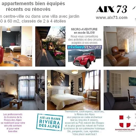 Calme Et Lumineux, Centre-ville, Pour 4 - H2 Apartment Aix-les-Bains